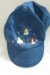 Disney Store Princess Denim Girls Medium M Baseball Hat Cinderella - Picture 1 of 9
