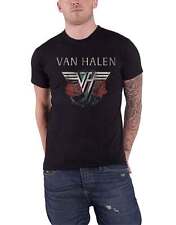 Van Halen T Shirt 84 Tour Band Logo Nue offiziell Herren Schwarz
