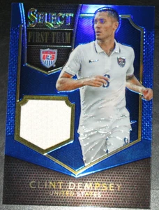 2015-16 Panini Select First Team Clint Dempsey BLUE #/99 Prizm 2016 Patch Jersey - Picture 1 of 3