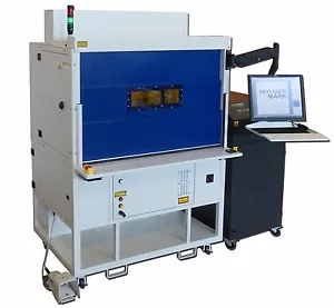 Kennzeichnungslaser Lasergraviermaschine für die Produktion Produktkennzeichung - Bild 1 von 9