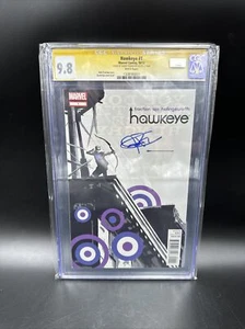 Hawkeye #1 CGC SS 9.8 signiert Auto Jeremy Renner NM/MT MCU Celebrity Authentics - Bild 1 von 6