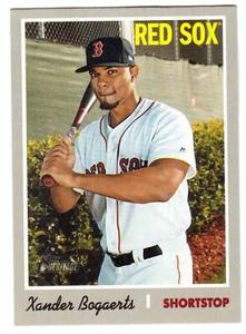 2019 TOPPS HERITAGE #487 XANDER BOGAERTS SP - Picture 1 of 1