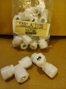 Parker N6TU6 3/8" Tubing X 3/8" Tubing Tee 3-Way Connector Fitting New Old Stock - Picture 1 of 1