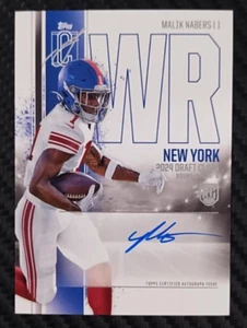 2024 Topps Signature Class Malik Nabers Rookie Class AUTO RC GIANTS #RCA-MN - Bild 1 von 4