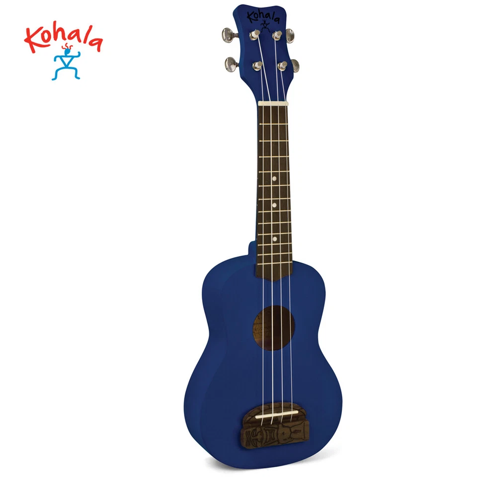 Kohala KT-SBL Tiki Series Beginner Soprano Ukulele Blue Satin Finish - Image 1 of 1
