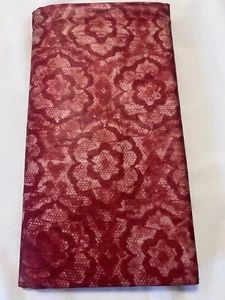 AFRICAN HAND DYED ELEKO ADIRE, KAMPALA 5 YARDS 100% BROCADE COTTON WAX BATIK - Picture 1 of 2