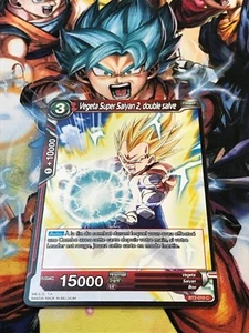 Dragon Ball Super Karte: Vegeta Super Saiyan 2, Double Salve BT2-010 Cx4 - Bild 1 von 1