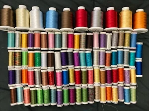 Mixed Lot of 92 Spools Sulky Rayon Embroidery Thread NEW Free Shipping - Picture 1 of 3