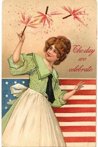 Vintage 4th of July Reprint - Patriotic Independence Day - 4x6 Glossy Magnet - Picture 1 of 2