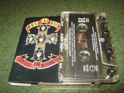 Guns N' Roses - Appetite For Destruction (cassette) g n r Foto 1 de 4