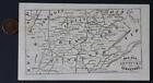 1900s Civil War Map of Kentucky & Tennessee tradecard-Ohio-Indiana-Illinois too!