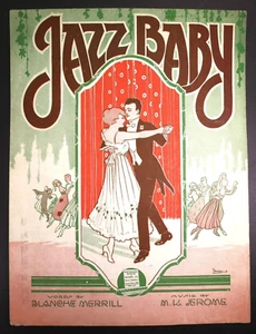 1919 Jazz Baby - Vintage Sheet Music - Wheaties Cereal Commercial Jingle - Picture 1 of 4