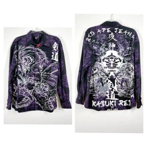 RED APE JEAN COMPANY BUTTON FRONT SHIRT - Picture 1 of 10