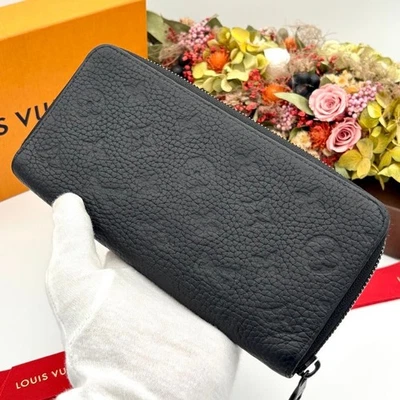 Louis Vuitton Taurillon Portafoglio Zippy Verticale Nero Portafoglio Lungo M69047 Giappone - Immagine 1 di 4