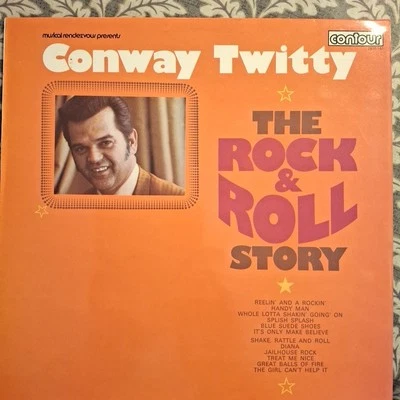 CONWAY TWITTY "THE ROCK AND ROLL STORY" REISSUE VINYL LP 1972 NM - Image 1 of 4