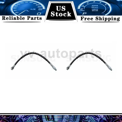 Front Brake Hydraulic Hose Sunsong 2PCS For 1974-1978 Ford Mustang II - Image 1 of 4