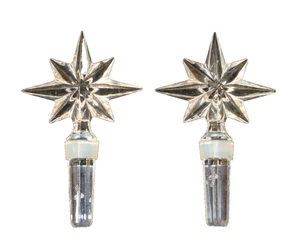 2 TAPPI BOTTIGLIA VINO WATERFORD CRYSTAL STARBURST "CONGRATULAZIONI", INCISO - Foto 1 di 3