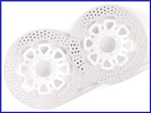 HONDA 1992 NSR250R SE MC21 Genuine Front Disc Rotor Set - Picture 1 of 9