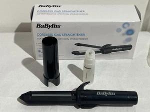 Babyliss Cordless Gas Hair Straighteners 2581BU Includes 1 Energy Cell Boxed VGC - Picture 1 of 21