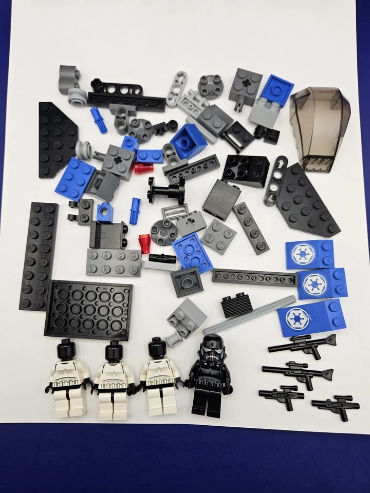 LEGO Star Wars 7667 Imperial Dropship INCOMPLETE w/ Shadow Trooper No Manual Box - Image 1 of 4