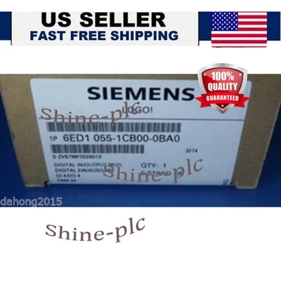New Siemens 6ED1055-1CB00-0BA0 6ED10551CB000BA0 LOGO DM8 24 expansion module - Image 1 of 2
