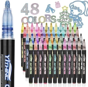 Magische Glitzerstifte | 48 Farben | Zauberlinien - Bild 1 von 6