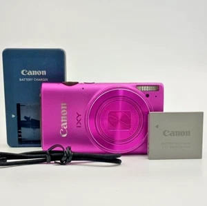 Canon IXY 610F/PowerShot ELPH 330 HS/IXUS 255 12.1MP 10x Pink From Japan - Picture 1 of 13