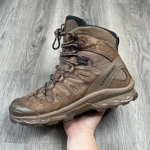Salomon Quest 4D Forces 2 GTX Gore-Tex Men's Size 13 381595 Tan Hiking Boot - Picture 1 of 9