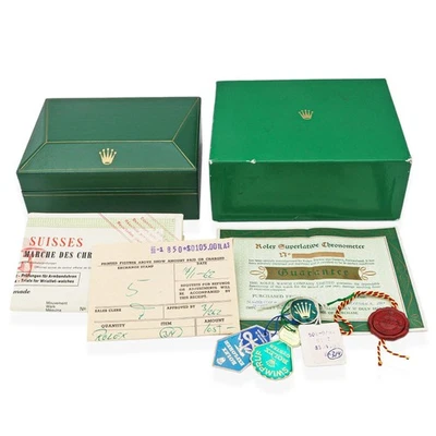 Caja de reloj Rolex Oyster Perpetual Explorer 1016 vintage, papeles, kit completo Foto 1 de 2