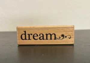 Studio G Dream Wood Mounted Rubber Stamp By Janet Dunn - Picture 1 of 6