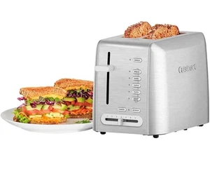 Cuisinart Custom Select 2-Slice Stainless Steel Toaster, Toasting 5 Bread Types - Picture 1 of 3