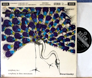 Ansermet. Stravinsky (Symphony in C, Symphony in 3 mov.). Decca SXL 2237 wb. NM - Picture 1 of 1