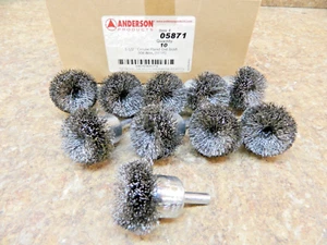Cepillos de alambre de extremo acampanado ANDERSON 05871 10 piezas alambre de 1-1/2" .008 - Imagen 1 de 6