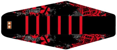 Copertura sella Stage6 Full Cover Nera per Yamaha DT Rossa - Immagine 1 di 4