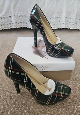 Zapatos de salón Jessica Simpson para mujer verde parisah plataforma tacón de aguja talla 6 Foto 1 de 4