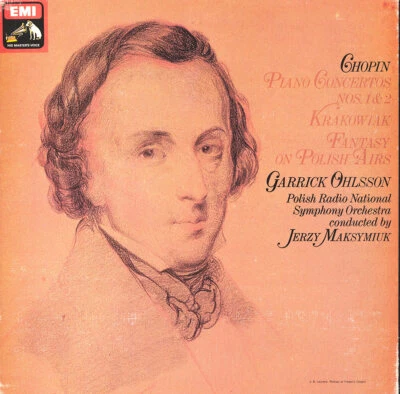 CHOPIN Piano Concertos 1 & 2 Krakowiak Fantasy OHLSSON EMI SLS-5043+ 2LP Box ER3 - Image 1 of 3