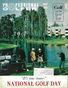 1973 MAY Professional Golfer magazine National Golf Day VG - Picture 1 of 1
