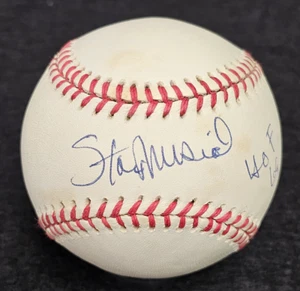 STAN MUSIAL Signed HALL OF FAME 1969 Official Baseball-ST. LOUIS CARDINALS-PSA - Picture 1 of 8