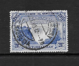 RHODESIA SCOTT 77 GEBRAUCHT SS - 1905 2,5p ULTRA AUSGABE - VICTORIA FALLS - Bild 1 von 2