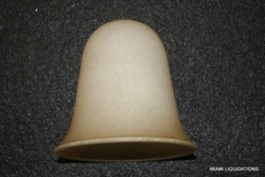 Antiqued Scavo Alabaster Chandelier Shade 31430-1 Triarch Amber Bell Shade 5" - Picture 1 of 2