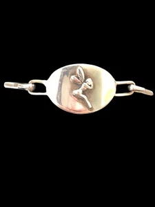 Sterling Silber 925 Kinder Armreif Armband Tinkerbell Fee 8,66 g 5,5" - Bild 1 von 8
