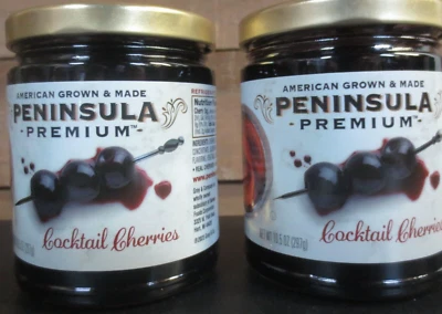 Peninsula Premium Cocktail Cherries - 2 JARS