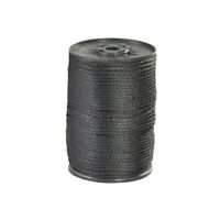 1/4"" White 1,150 lb "Solid Braided Nylon Rope 500'/Case" 