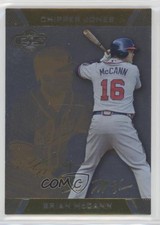 2007 Topps Co-Signers Silver Gold /125 Brian McCann Chipper Jones #3.3 HOF