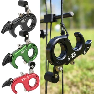 Compound Bow Release Aids 3 Finger Thumb Trigger RH LH Archery Hunting Grip - Picture 1 of 26