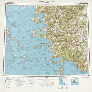 Mappa topografica militare sovietica russa - IZMIR (Turchia) 1:1 000 000, ed.1974 - Foto 1 di 4