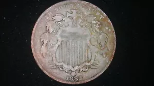 1882 Sheild nickel error coin RARE DDO DDR overdate - Picture 1 of 10