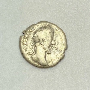 Commodus AR Denarius Silver Roman Coin Annona Standing Left RIC 14a - Picture 1 of 4