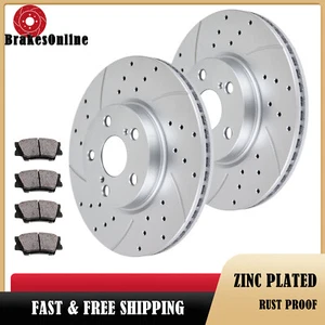 Front Brake Rotors Brake Pads for Toyota Camry Avalon Lexus ES350 Brakes Kit - Picture 1 of 7