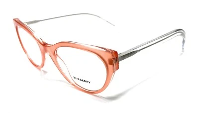 Marco cuadrado auténtico de anteojos Burberry BE2289 3774 rosa ópalo para mujer 53-20 Foto 1 de 4